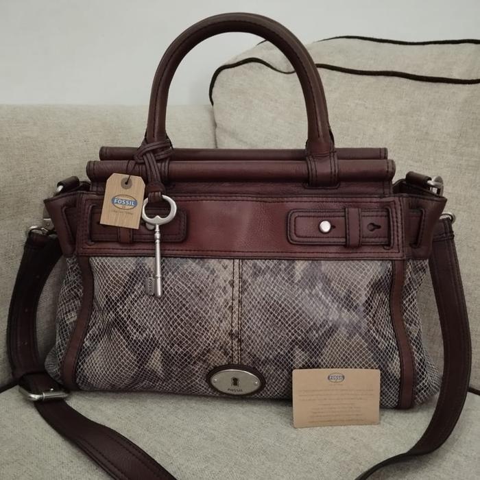 Tas Fossil Maddox Satchel New