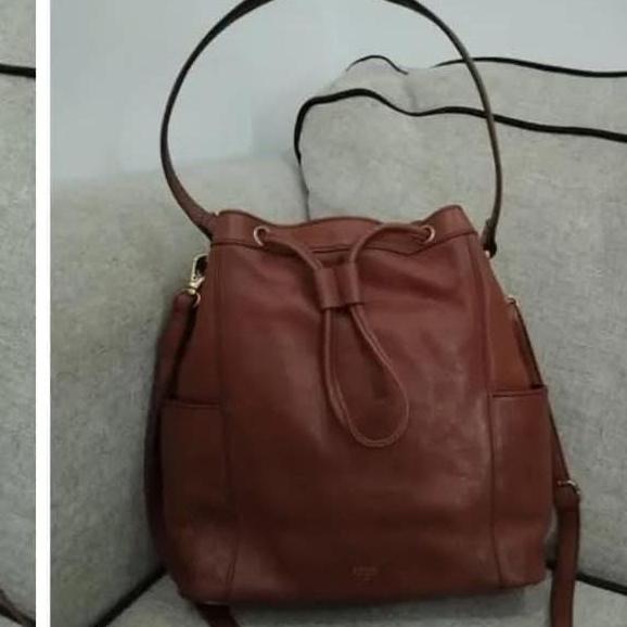 Tas Fossil Preloved wrn Brown