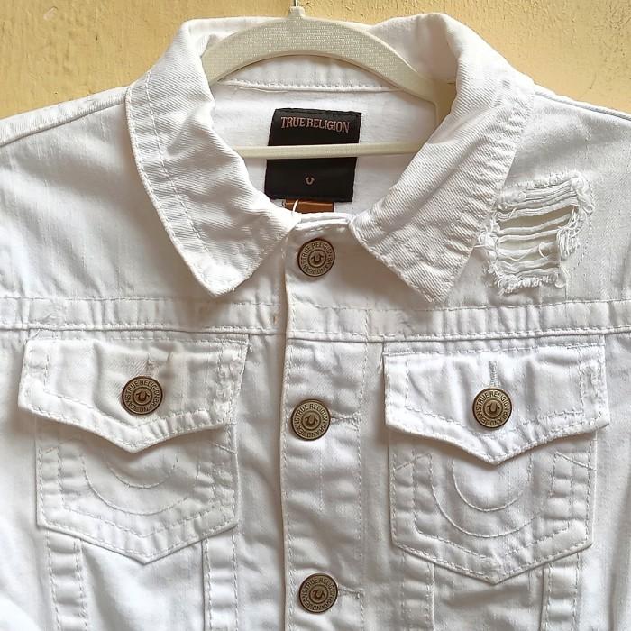 TRUE RELIGION Jaket Denim Mewah Size M