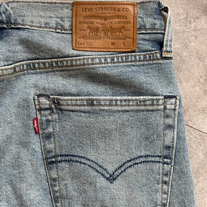 Levis 502 Selvedge with Rolling Stone patch ORI