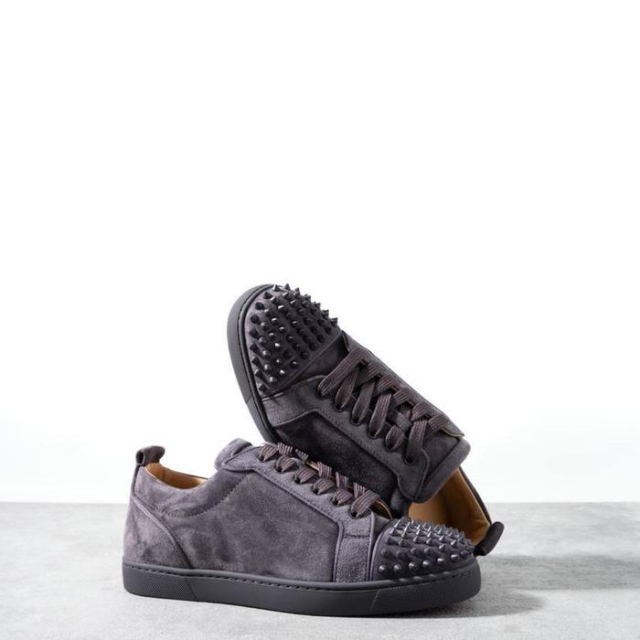 CHRISTIAN LOUBOUTIN LOUIS JUNIOR SPIKE SMOKY