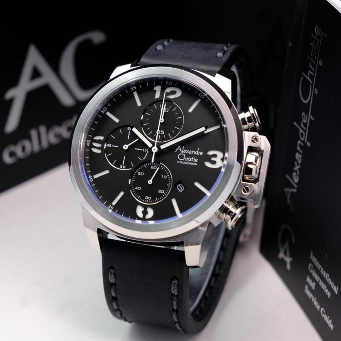 ALEXANDRE CHRISTIE PRIA AC 6280 SILVER BLACK ORIGINAL