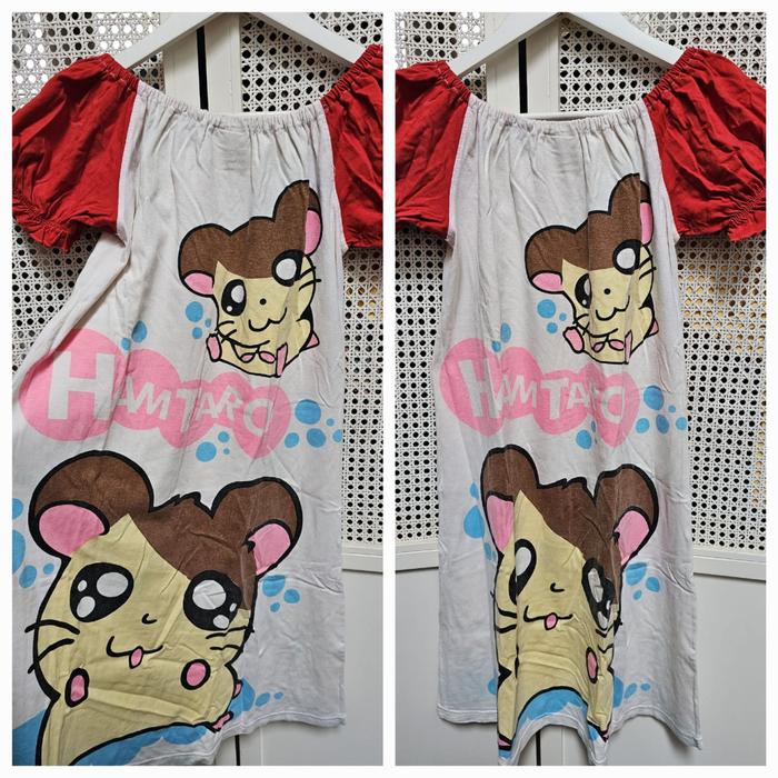 baju tidur daster rumah hamtaro wanita