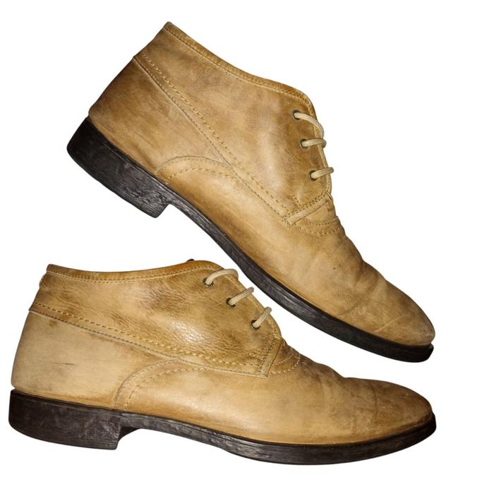 Sepatu kulit prelov branded John Varvatos Original sol Vibram size 44t