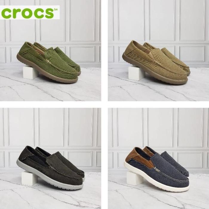 crocs santa cruz man / Sepatu crocs pria santa cruz deluxe
