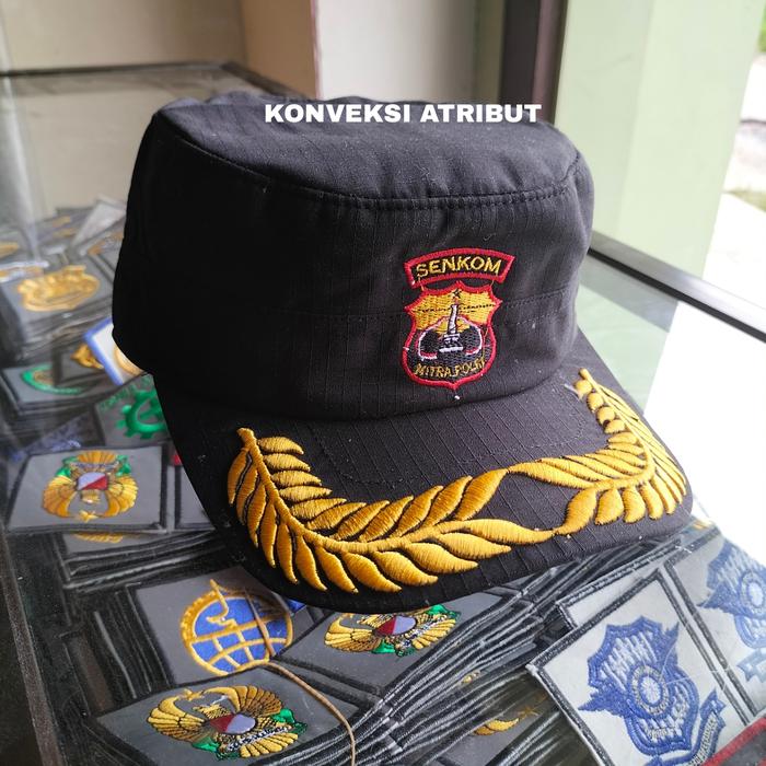 topi senkom mitra polri pdl komando