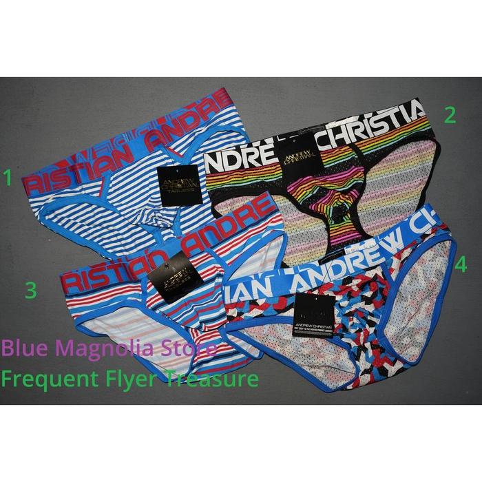 New Stock Size M 2023! Andrew Christian Brief And Jockstrap (Ukuran Celana 30-32)