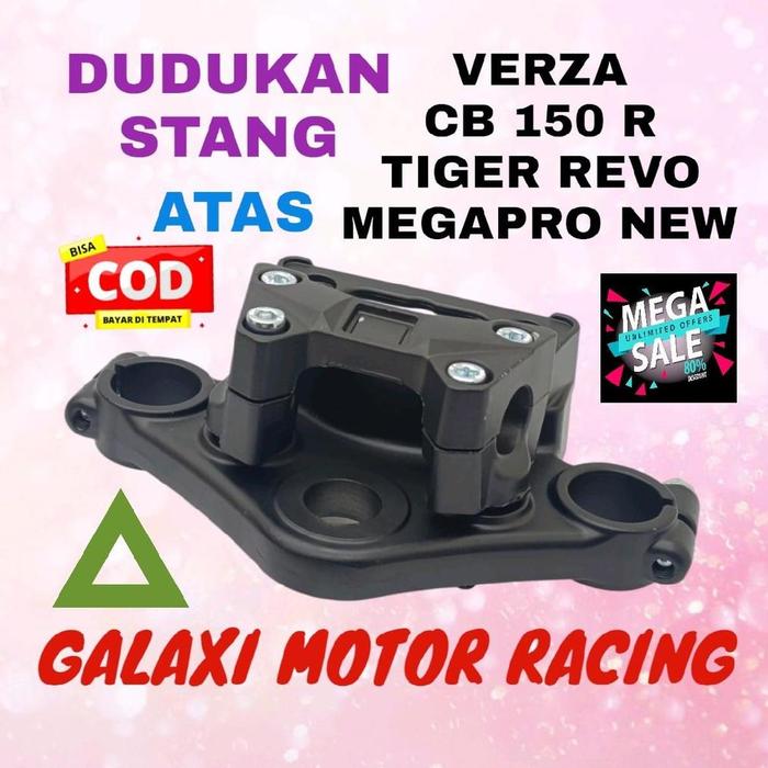 Segitiga Atas Verza Megapro New Cb150R Tiger Revo Pnp Bahan Tebal Dan Kuat Dudukan Stang Atas Cb 150