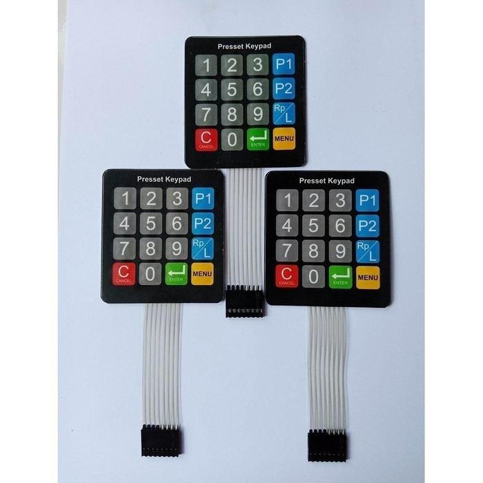 Paket 3 Pcs Tombol Keypad Pom Mini Model Custom Arduino 4x4 Standar