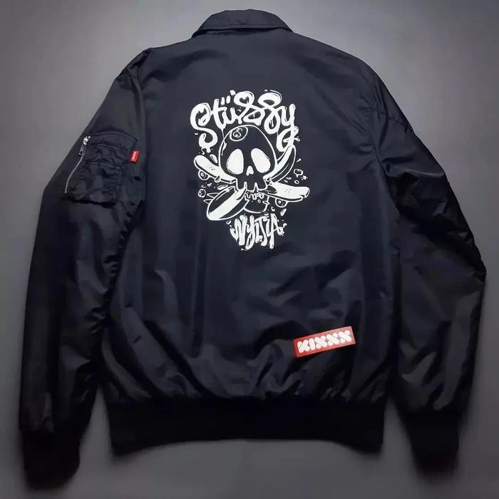 Stussy Jacket Black bomber
