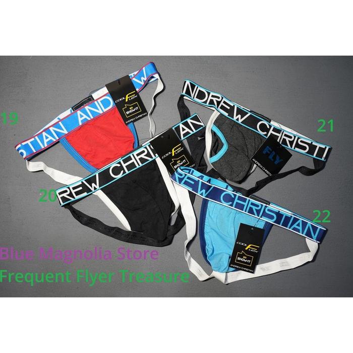 New Stock Size L 2023! Andrew Christian Brief And Jockstrap (Ukuran Celana 32-34)
