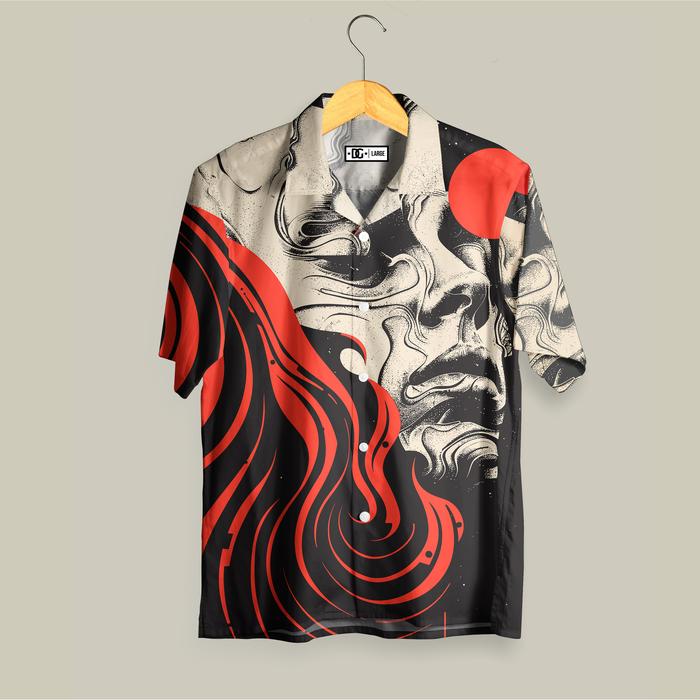 Kemeja Pria - painting face