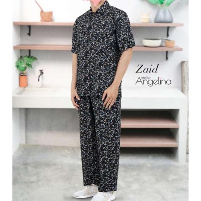 READY ATELIER ANGELINA ANGEL LETTER ZAID - BLACK GOOD QUALITY