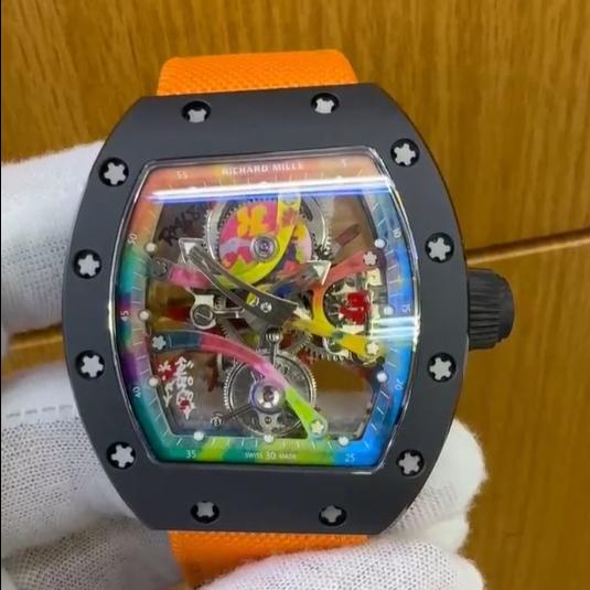 JAM TANGAN RM 68-01 CYRIL KONGO TOURBILLON CERAMIC CASE