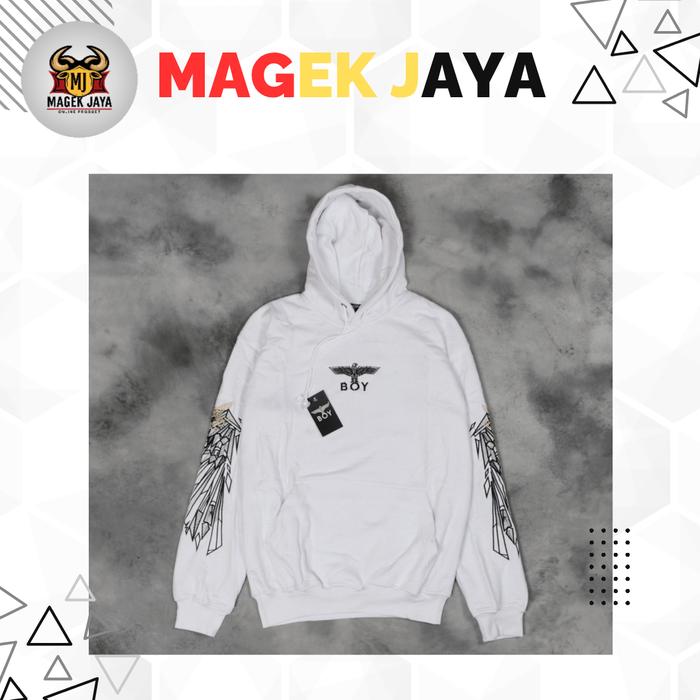 (MAJA) Premium Hoodie/Jacket Branded Boy London GradeOri Casual Regular Fit Bahan Lembut Motif Bordi
