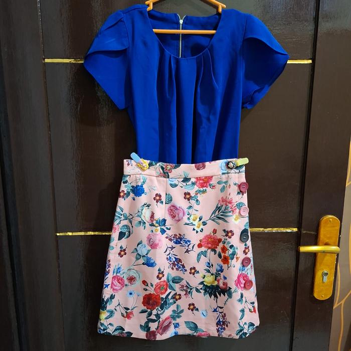 preloved setrok setelan kerja cantik (new)