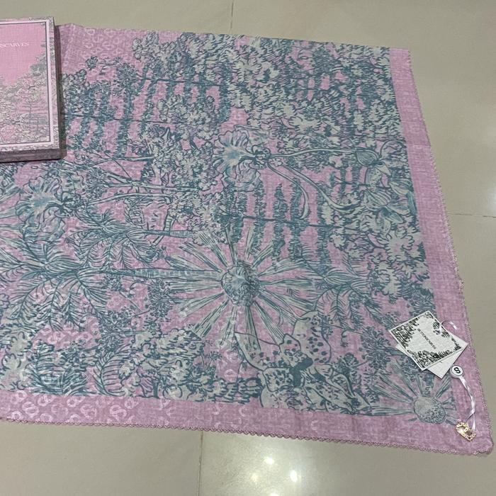 Tropical Soleil Series Buttonscarves limited edition baru dan siap kirim
