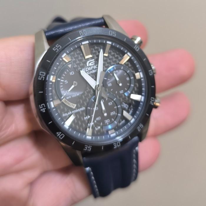 Jam Tangan Edifice Original EQS-930BL-2AVUDF Second
