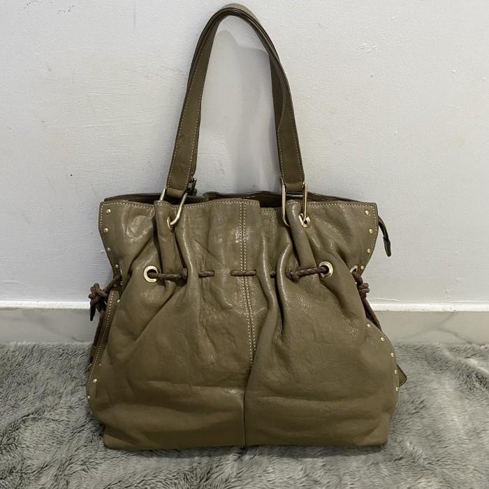 Shoulder bag kulit coklat bln kumkang ori