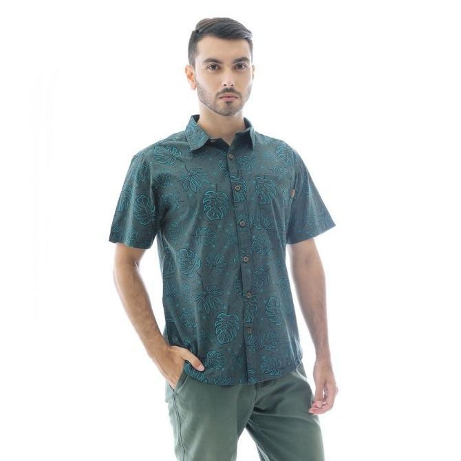 KEMEJA BATIK EIGER X-MONSTERA ORIGINAL