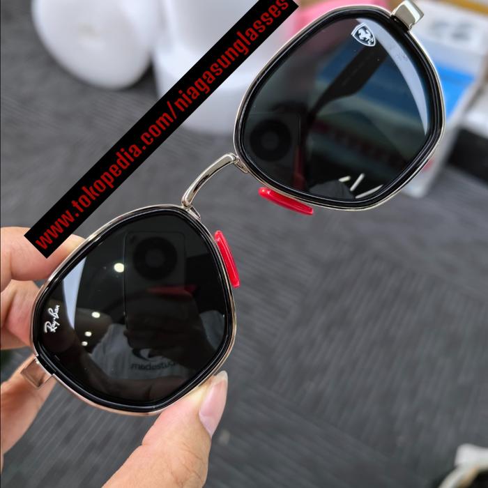 KACAMATA RAYBAN RB3674M SCUDERIA FERRARI BLACK SECOND ORIGINAL