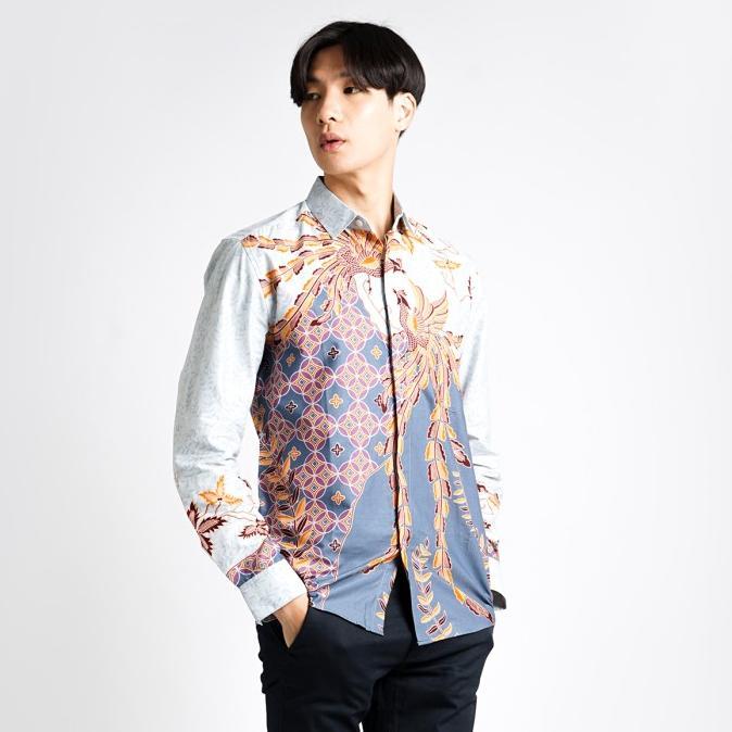 Kemeja Panjang Aksa Batik Henry Honey