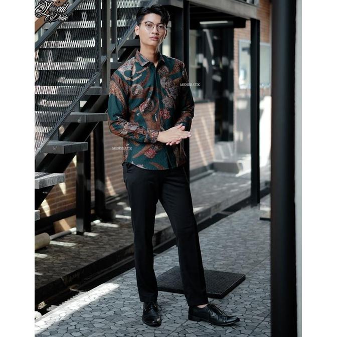 Kemeja batik lengan panjang - Avadhana - mensbatik slimfit