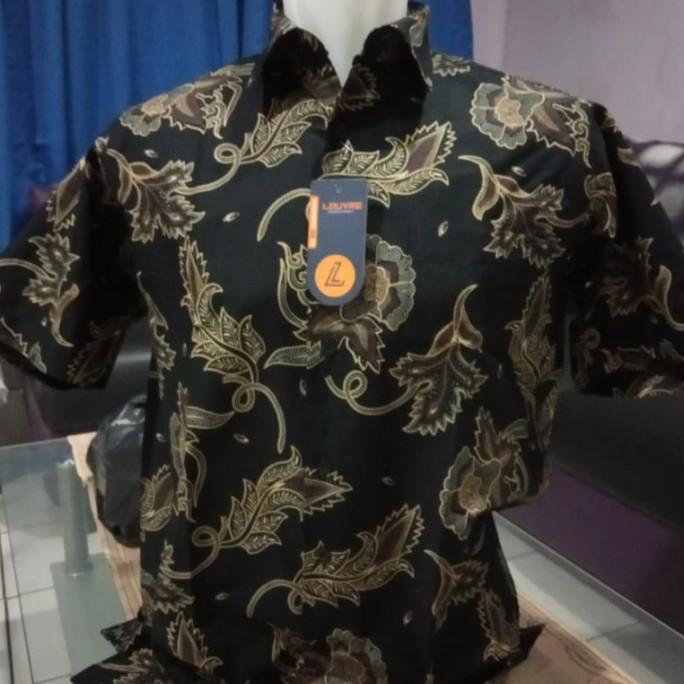 Baju Batik Lapis Ow Lengan Pendek (Dapat Dus) Ukuran M-L