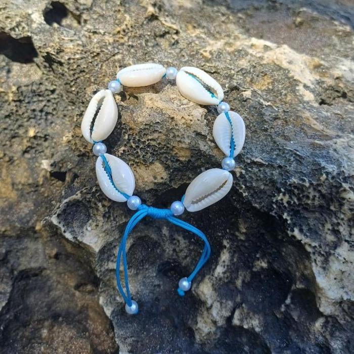 Hitam Gelang Kerang Kuwuk Asli Khas Pantai