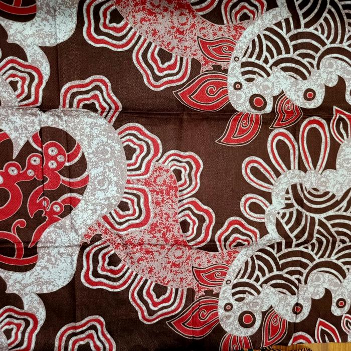Kain batik dobby motif mega mendung