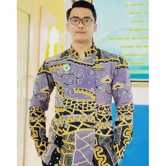 Bahan Batik Lampung Abu2 River