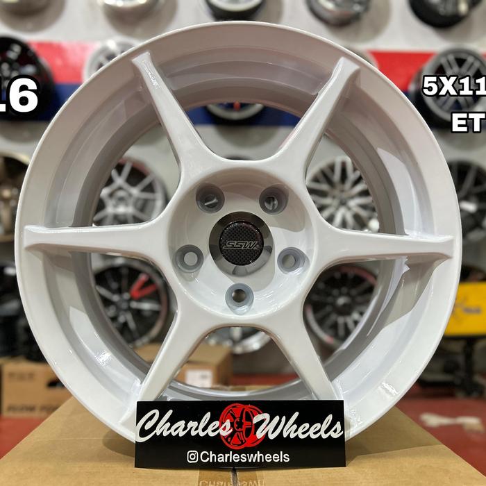VELG SSW P1 BUDDY CLUB RING 16 PUTIH