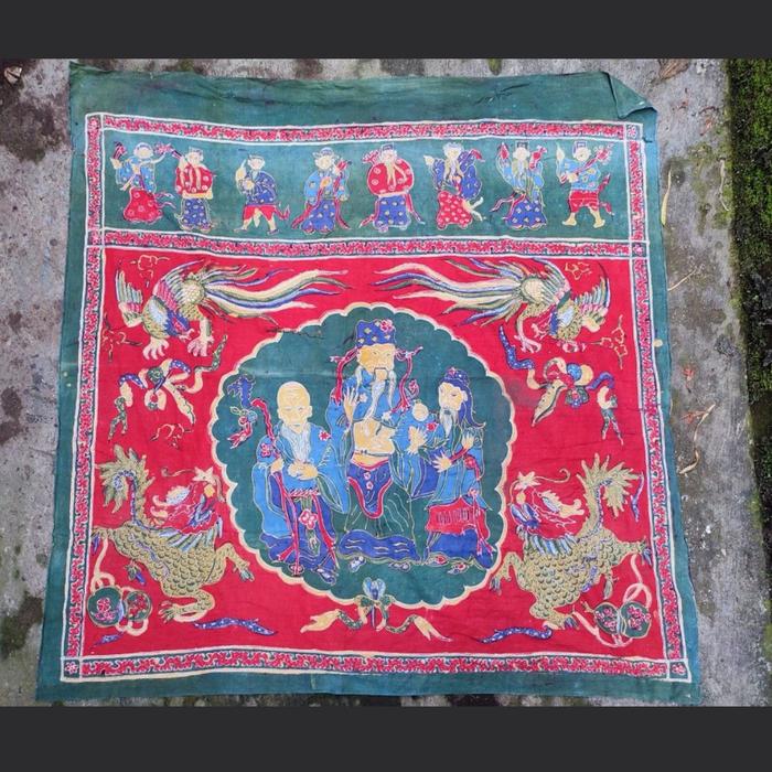Kain tokwi cina peranakan antik tua