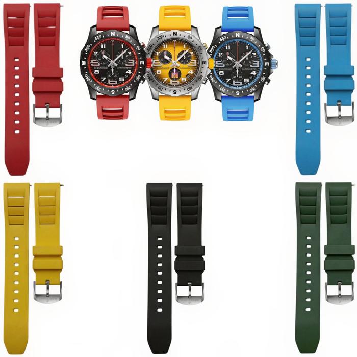 Tali Jam Tangan FKM Replacement Strap Rubber Breitling 20mm 101.20