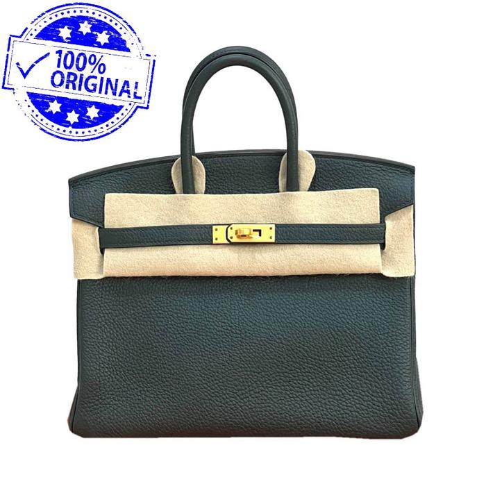 BNIB Hermes Birkin 25 B25 Vert Cypress Togo GHW U 2022