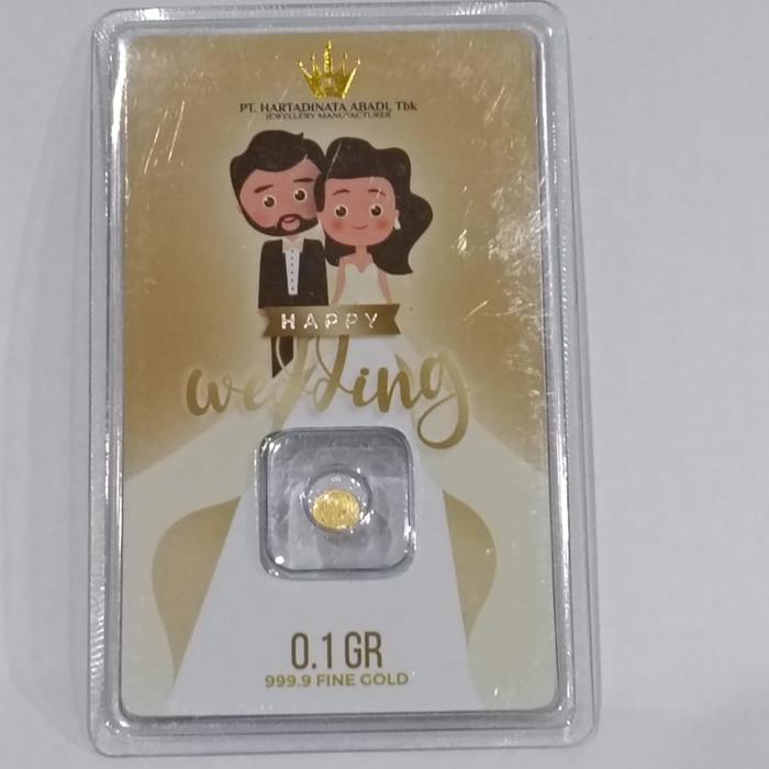 Produk Hartadinata Fine Gold Berat 0.100 Gram