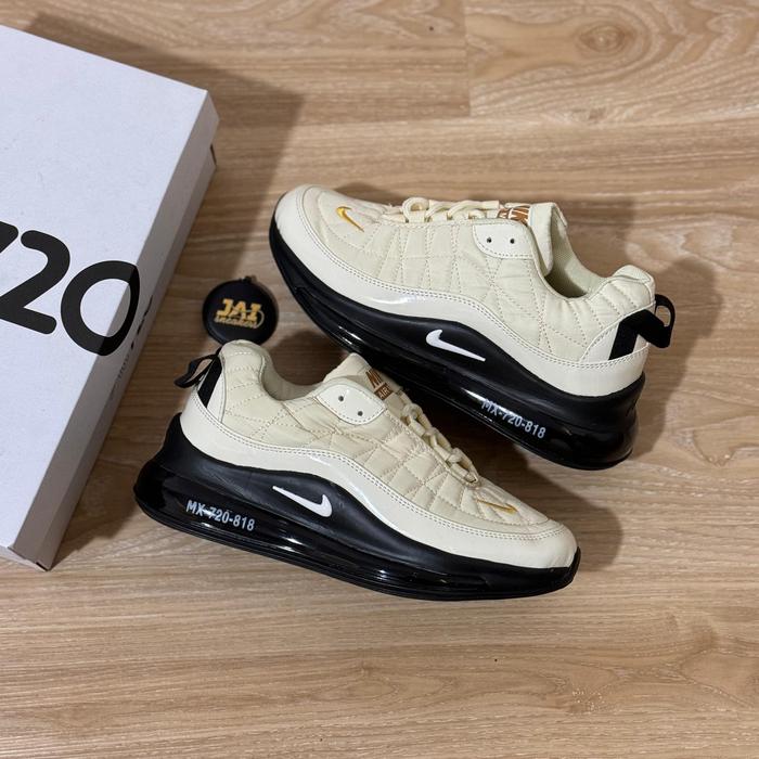 SEPATU SNEAKERS AIR MAX 720 CREAM BLACK PRIA
