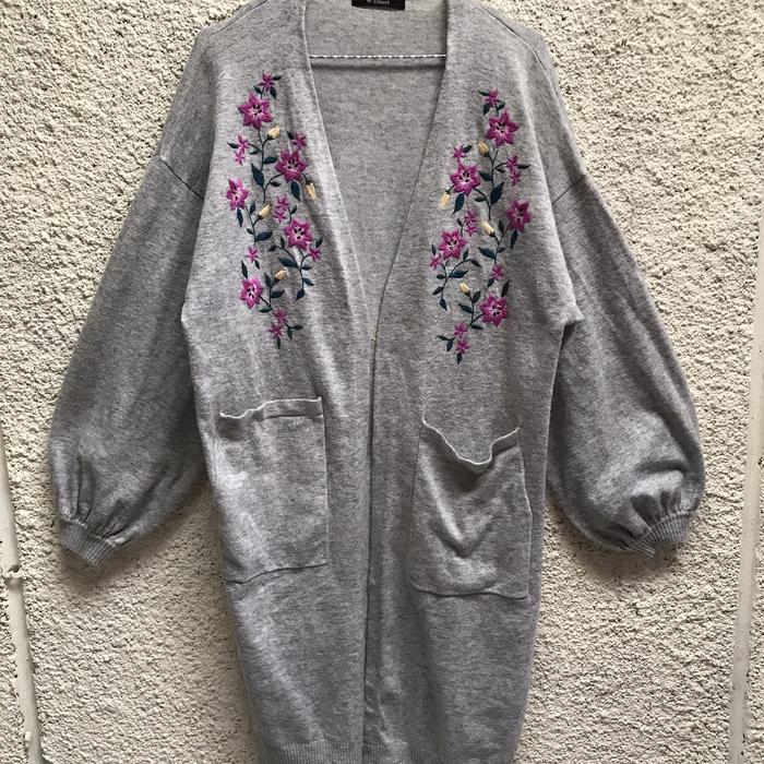 W closet embroidery no zara mango