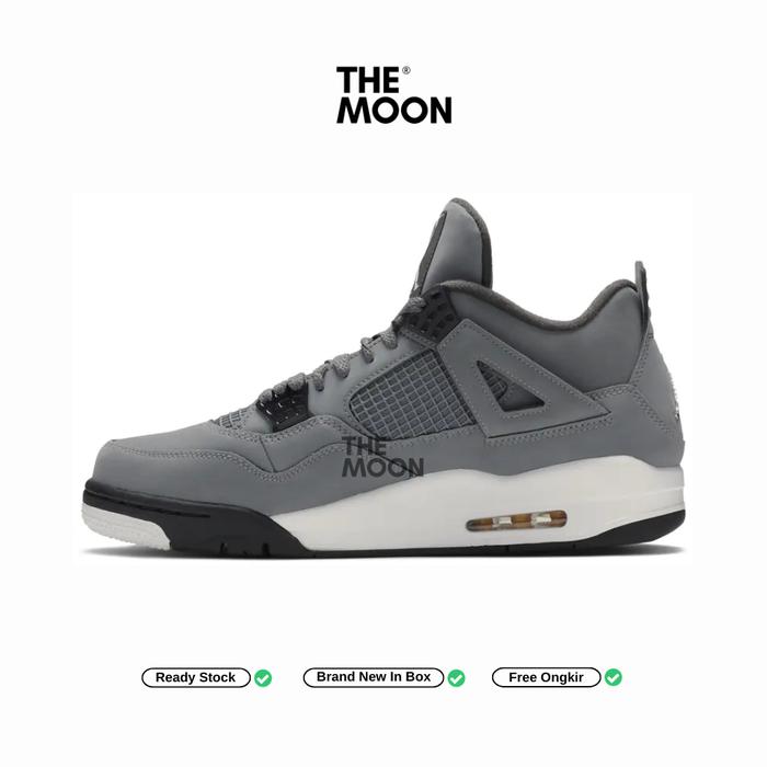 Sepatu Air Jordan - Air Jordan 4 Retro Cool Grey Original
