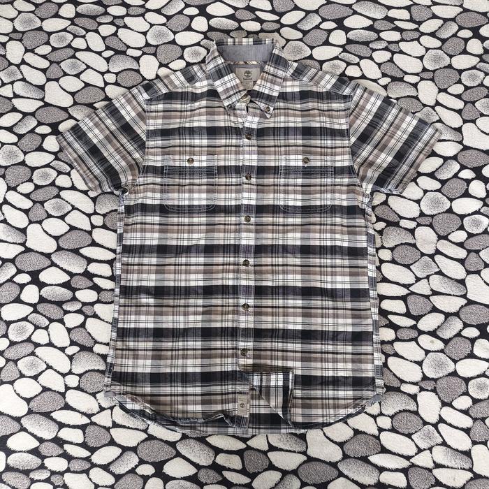 kemeja timberland short sleeve original size S