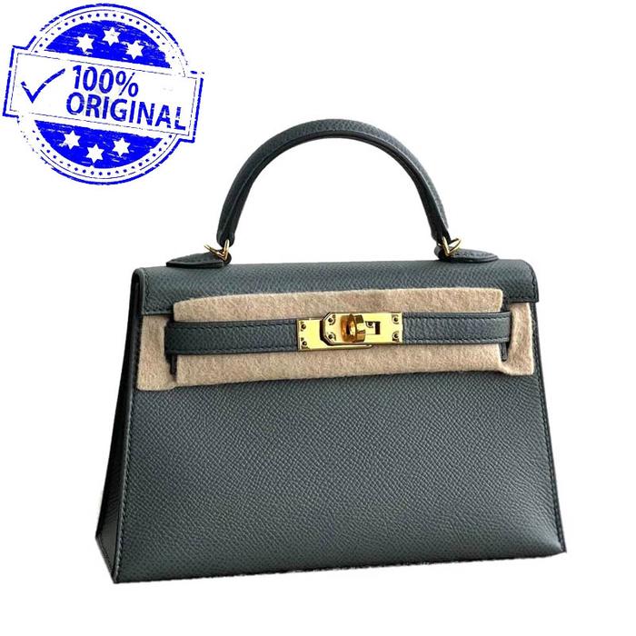 BNIB Hermes Mini Kelly K20 Kelly 20 Vert Amande Epsom GHW Z 2021