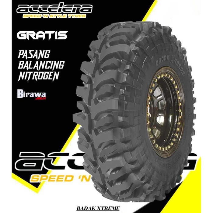 Ban Badak X-Treme R15 33 X 10.5 R15 Accekera Badak R15 Ban 33 ( Gratis Pasang )