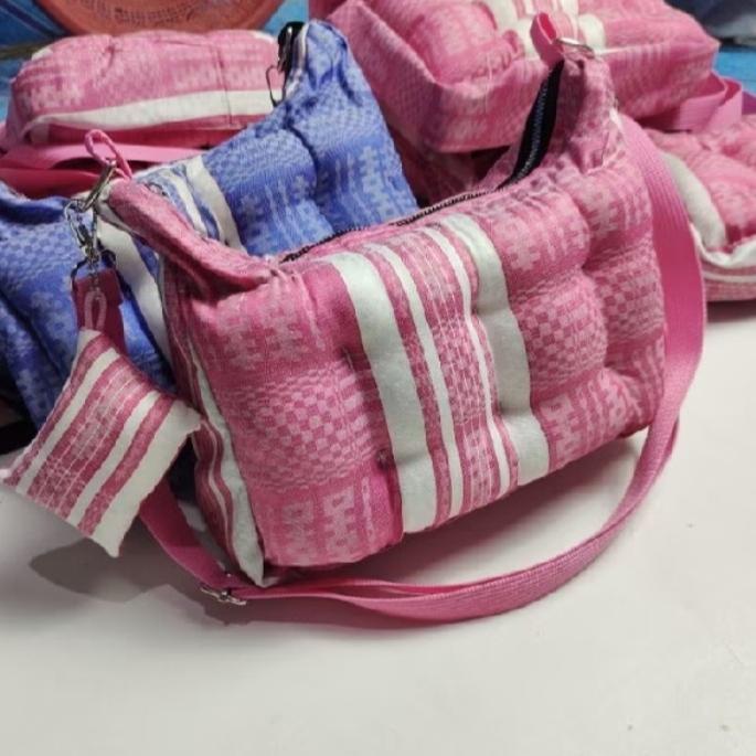 Tas slempang kasur|| tas motif  kasur jadul