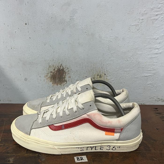 Sepatu second ori Vans oldskool x off white size 44