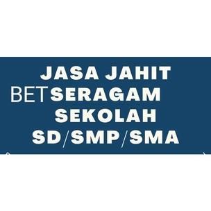 jasa jahit bet untuk 1 baju seragam sekolah