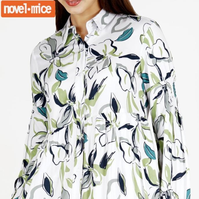novel mice - gamis white leaf silhouette