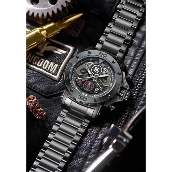 Jam pria T5 H 3954 G chronograph H3954 free tin box