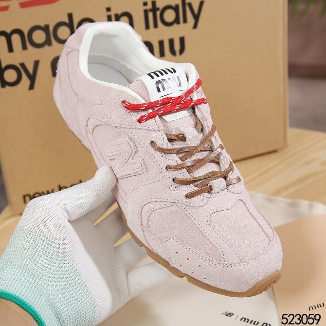 sepatu wanita miu miu pink/nb/newbalance/sneakers wanita/sepatu cewek/sepatu kasual/sepatu santai/se