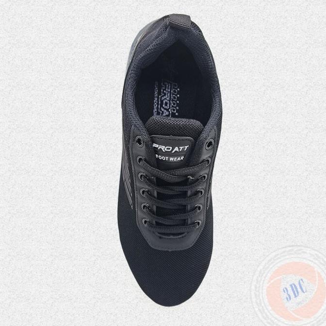 pro att tec 890 hitam/putih - sepatu sekolah pria original pro att