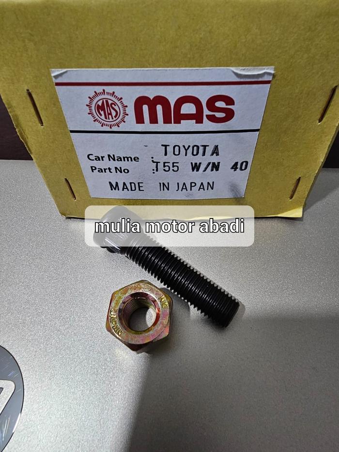 Baut roda kijang 5k 7k Avanza Innova Hilux Fortuner rush Agya 6cm japan mas
